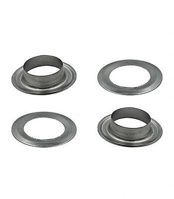 Ojetillos Metalicos 23x14x7mm Silver x 1000pcs