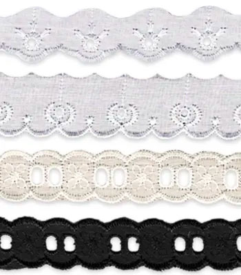 Broderie 15 Yardas (Código: 63130136) Color: WHITE