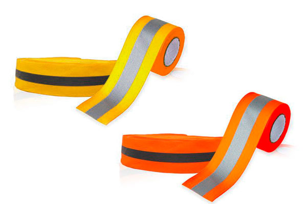Cinta Reflectante Dia/Noche CD400 70mm x 50mm 100Mts x rollo