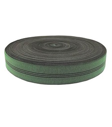 [CES48MM100] Huincha elástica de tapicería  Verde 48mm X 35-40Grs Rollo x 100mts